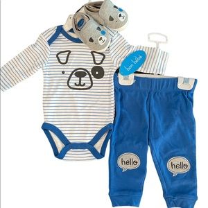Bon Bene- infant 3 set outfit. Brand new with tag. Size 3-6 months.